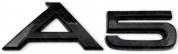 Шильдик автомобильный SHKP Audi A5 B черный пластик